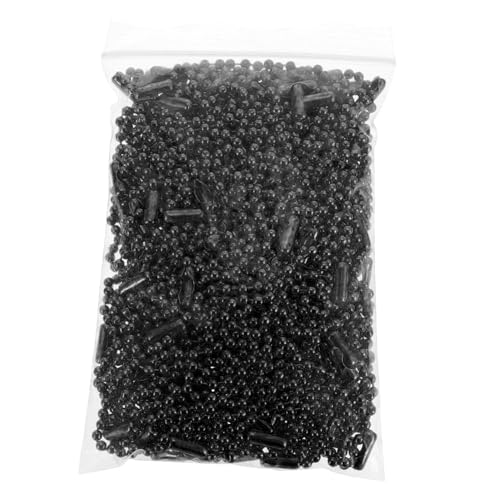 Tofficu 100 Stück Langlebige Runde Kugelkette Schwarz DIY Perlenkette Metallkette für Schmuckherstellung und Schlüsselanhänger Bastelbedarf Zufällige Farbe Zufällige Farbe Tofficu 100 Stück Langlebige Runde Kugelkette Schwarz DIY Perlenkette Metallkette für Schmuckherstellung und Schlüsselanhänger Bastelbedarf Zufällige Farbe Zufällige Farbe von Tofficu
