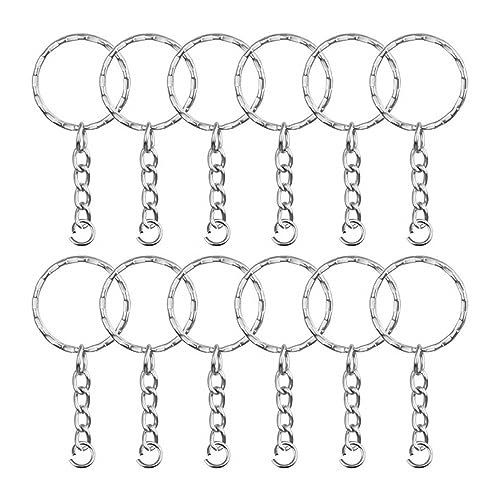 Tofficu 100 Stück Metall Spaltschlüsselringe mit Kette und Anhängering Weißes K Muster pro Packung Insgesamt Kreative Schlüsselanhänger für Schlüssel oder Taschen für Eltern und und Tofficu 100 Stück Metall Spaltschlüsselringe mit Kette und Anhängering Weißes K Muster pro Packung Insgesamt Kreative Schlüsselanhänger für Schlüssel oder Taschen für Eltern und und von Tofficu