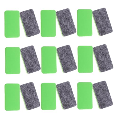 Tofficu 100 Stück Mini Whiteboard Radiergummi mit Filz Trockene Whiteboard Reiniger für Klassenzimmer Lehrer Büro und Zuhause Effiziente und Langlebige Tafelschwämme von Tofficu