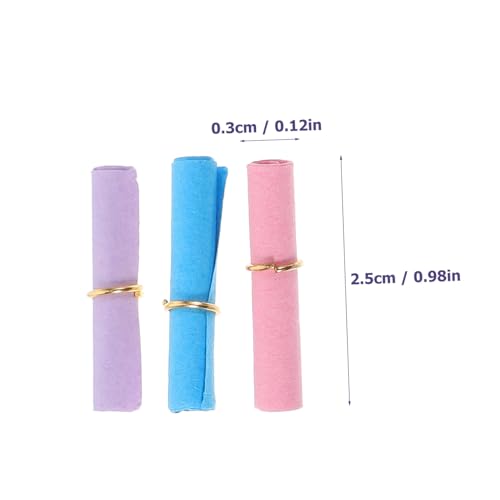 Tofficu 100 Stück Mini Wunschnachrichten Papierrollen Vintage Schreibpapier für Wunschtüten Bunte Kleine Papierstreifen für Diy Geschenke und Besondere Anlässe Tofficu 100 Stück Mini Wunschnachrichten Papierrollen Vintage Schreibpapier für Wunschtüten Bunte Kleine Papierstreifen für Diy Geschenke und Besondere Anlässe von Tofficu