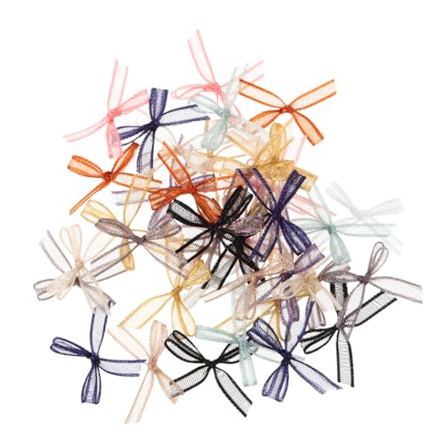 Tofficu 100 Stück Mini-schleifen Zum Nähen: Basteln, Kopfbedeckungen Und Schleifen Für Hochzeitsfeiern, Gastgeschenke, Bäckereien, Leckereien, Geschenkboxen, Dekorationsverpackungen von Tofficu