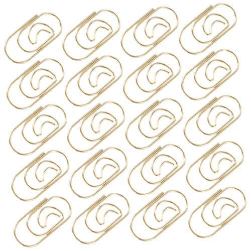 Tofficu 100 Stück Mondförmige Büroklammern Aus Metall Bunte Papierklammern Für Bürobedarf Vielseitige Dokumentenhalter Stabile Und Langlebige Büroaccessoires Praktische Schreibwaren Tofficu 100 Stück Mondförmige Büroklammern Aus Metall Bunte Papierklammern Für Bürobedarf Vielseitige Dokumentenhalter Stabile Und Langlebige Büroaccessoires Praktische Schreibwaren von Tofficu