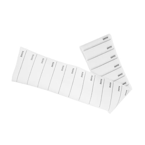 Tofficu 100 Stück Namens-bügelaufkleber Kleidung Nähen Namensetiketten Personalisierte Etiketten Für Personalisierte Nähetiketten Flecken Kindertagesstätte Schule Polyester Weiß Tofficu 100 Stück Namens-bügelaufkleber Kleidung Nähen Namensetiketten Personalisierte Etiketten Für Personalisierte Nähetiketten Flecken Kindertagesstätte Schule Polyester Weiß von Tofficu