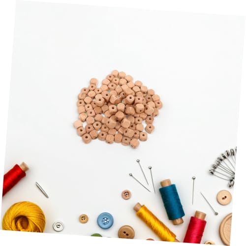 Tofficu 100 Stück Naturbelassene Holzperlen Quadratisch Unbemalte Facettierte Buche Holzwürfel für Schmuckherstellung DIY Bastelprojekte Großzügige Menge für Vielseitige Anwendungen Tofficu 100 Stück Naturbelassene Holzperlen Quadratisch Unbemalte Facettierte Buche Holzwürfel für Schmuckherstellung DIY Bastelprojekte Großzügige Menge für Vielseitige Anwendungen von Tofficu