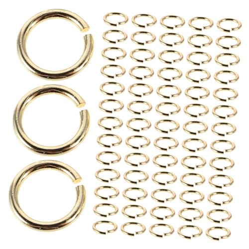 Tofficu 100 Stück Offene Biegeringe: Diy-schmuckherstellungszubehör Für Halsketten Und Armbänder – Metallverbinder Zum Anfertigen Einzigartiger Schmuckstücke von Tofficu