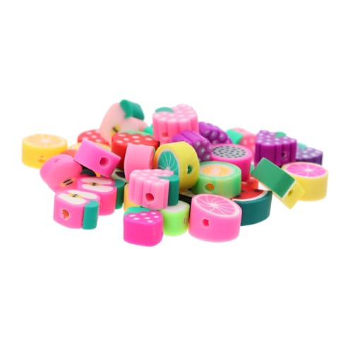 Tofficu 100 Stück Polymer Clay Perlen mit Obstmotiv Bunte Spacer Perlen für DIY Schmuckherstellung Armbänder Ketten Bastelperlen für Kreative Handwerksprojekte Tofficu 100 Stück Polymer Clay Perlen mit Obstmotiv Bunte Spacer Perlen für DIY Schmuckherstellung Armbänder Ketten Bastelperlen für Kreative Handwerksprojekte von Tofficu