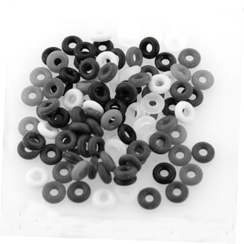 Tofficu 100 Stück Schwarze Rutschfeste Gummiringe für Armband stopper Schmuckherstellung DIY Armband Fixierringe Zubehör für Sicheren Halt Verhindern Verrutschen und Verlieren Tofficu 100 Stück Schwarze Rutschfeste Gummiringe für Armband stopper Schmuckherstellung DIY Armband Fixierringe Zubehör für Sicheren Halt Verhindern Verrutschen und Verlieren von Tofficu