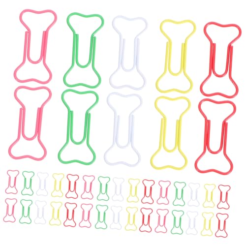 Tofficu 100 Stück Teiliges Bunte Knochenform Büroklammern aus Metall Kreative Lesezeichen und Papierclips für Schule Büro und Dokumentenorganisation Vielseitig und Farbenfroh Tofficu 100 Stück Teiliges Bunte Knochenform Büroklammern aus Metall Kreative Lesezeichen und Papierclips für Schule Büro und Dokumentenorganisation Vielseitig und Farbenfroh von Tofficu