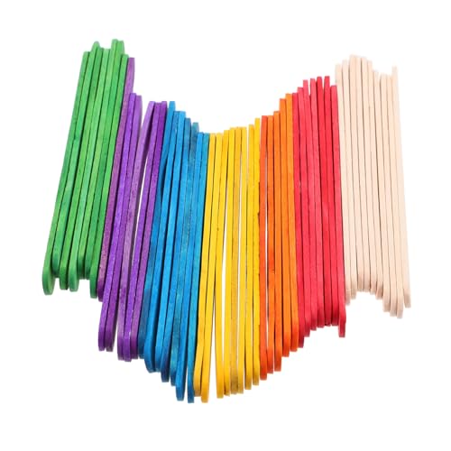 Tofficu 100 Stück Teiliges Bunte und Natürliche Holz Bastelstäbchen für DIY Glatte Oberfläche ohne Splitter Vielseitig Einsetzbar für Kreative Bastelprojekte und Handarbeiten Tofficu 100 Stück Teiliges Bunte und Natürliche Holz Bastelstäbchen für DIY Glatte Oberfläche ohne Splitter Vielseitig Einsetzbar für Kreative Bastelprojekte und Handarbeiten von Tofficu