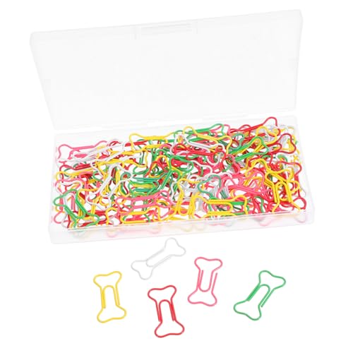 Tofficu 100 Stück Teiliges Buntes Knochen Büroklammer Metall Lesezeichen Clips für Schule Notebook Bürobedarf mit Tragbarer Aufbewahrungsbox Vielseitig für Dokumente Notizen und Bücher Tofficu 100 Stück Teiliges Buntes Knochen Büroklammer Metall Lesezeichen Clips für Schule Notebook Bürobedarf mit Tragbarer Aufbewahrungsbox Vielseitig für Dokumente Notizen und Bücher von Tofficu