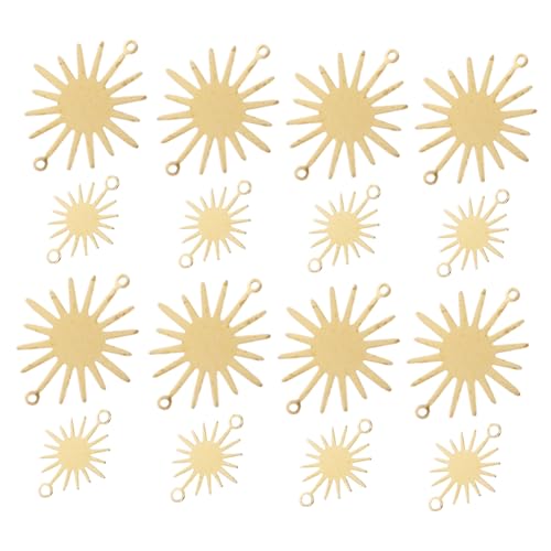 Tofficu 100 Stück Teiliges Kupfer Sonnenblumen Schmuckanhänger mit Doppelösen Langlebige DIY Verbindungsstücke für Halsketten Armbänder und Ohrringe Stilvolle Dekorative Schmuckzubehör Tofficu 100 Stück Teiliges Kupfer Sonnenblumen Schmuckanhänger mit Doppelösen Langlebige DIY Verbindungsstücke für Halsketten Armbänder und Ohrringe Stilvolle Dekorative Schmuckzubehör von Tofficu