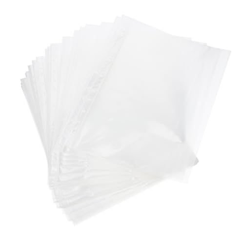 Tofficu 100 Stück Teiliges Multifunktionale Verschleißfeste Transparente Dokumentenfolien mit Löchern Praktische Klarsichthüllen als Datei Fotoprotetoren Ring ordner Langlebige von Tofficu