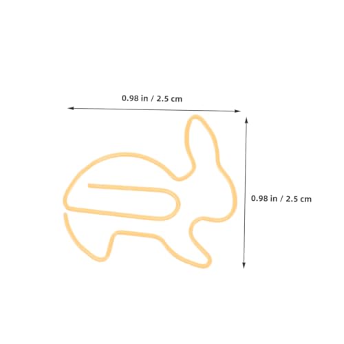 Tofficu 100 Stück Teiliges Niedliche Tierform Büroklammern aus Metall Langlebige Hasen Kaninchen-designs Kreative Aktenklammern für Büro und Schule Praktische und Dekorative Organizerclips Tofficu 100 Stück Teiliges Niedliche Tierform Büroklammern aus Metall Langlebige Hasen Kaninchen-designs Kreative Aktenklammern für Büro und Schule Praktische und Dekorative Organizerclips von Tofficu