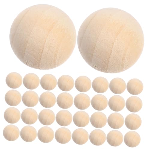 Tofficu 100 Stück Unlackierte Holzkugeln Ohne Loch Natürliche Holzperlen Für DIY Schmuck Handwerk Dekorationen Und Blanko Oberfläche Zum Bemalen Und Gestalten Tofficu 100 Stück Unlackierte Holzkugeln Ohne Loch Natürliche Holzperlen Für DIY Schmuck Handwerk Dekorationen Und Blanko Oberfläche Zum Bemalen Und Gestalten von Tofficu
