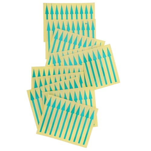 Tofficu 100 Stück Wasserdichte Reflektierende Pfeilaufkleber Selbstklebend Instrumententafel Richtungsetiketten für Präzise Anzeige Grün Langlebig Hochsichtbar für Feuchte Umgebungen Tofficu 100 Stück Wasserdichte Reflektierende Pfeilaufkleber Selbstklebend Instrumententafel Richtungsetiketten für Präzise Anzeige Grün Langlebig Hochsichtbar für Feuchte Umgebungen von Tofficu