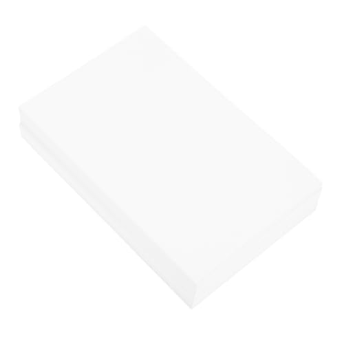 Tofficu 100 Stück Weißer Karton Karteikarten weiß Karton weiß leere Notizkarten Notizbilder weiße Karteikarten Tischkarten leere Karteikarten Schreibwaren Kartonpapier von Tofficu