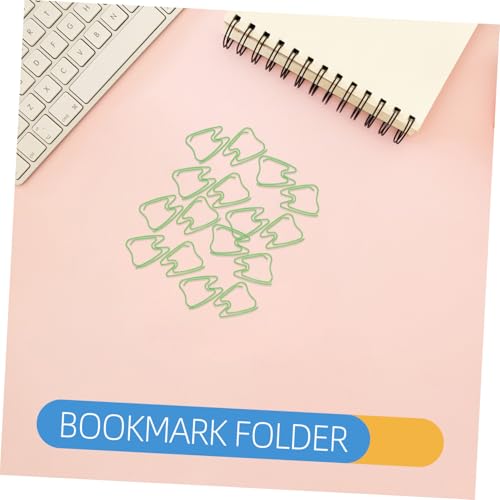 Tofficu 100 Stück Zahnförmige Büroklammern Grün Robuste Lesezeichen Clips Für Schule Büro Dokumentenorganisation Kreative Memo Und Bilderbuch Dekoration von Tofficu