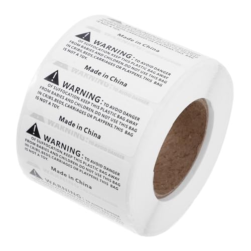 Tofficu 1000 Stück Anti-suffocation-warnlabel Etiketten Verpackung Für Ziehen Um Erstickung Klebrig Überwachungs- Und Warnschilder Warnhinweisschild Warnscheiben Aufkleber Tofficu 1000 Stück Anti-suffocation-warnlabel Etiketten Verpackung Für Ziehen Um Erstickung Klebrig Überwachungs- Und Warnschilder Warnhinweisschild Warnscheiben Aufkleber von Tofficu