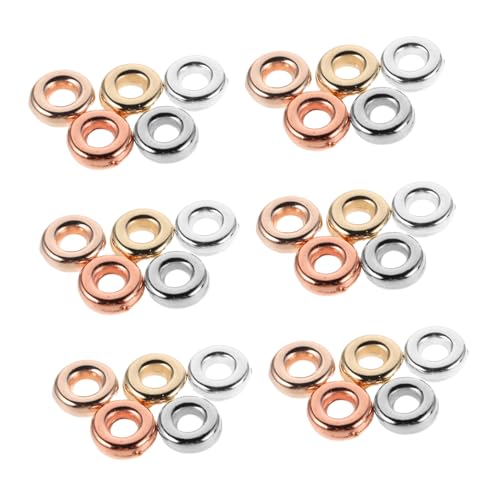 Tofficu 1000 Stück Flache Runde Spacer Beads für Schmuckherstellung Metalllose Perlen in Gold Weiß Roségold Silber Kupfer DIY Armbänder Halsketten Ohrringe Zubehör Tofficu 1000 Stück Flache Runde Spacer Beads für Schmuckherstellung Metalllose Perlen in Gold Weiß Roségold Silber Kupfer DIY Armbänder Halsketten Ohrringe Zubehör von Tofficu