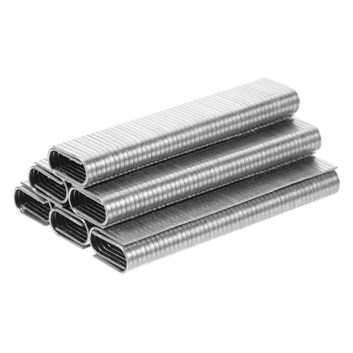 Tofficu 1000 Stück U Förmige Metallklammern für Holzbearbeitung Schmale Krone Robuste Pneumatik Heftklammern Kompatibel mit Elektrischen und Pneumatischen Tacker Pack von Tofficu