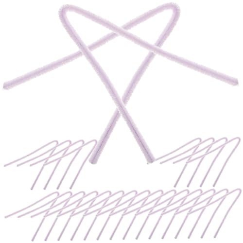 Tofficu 100Stücke Plüsch Drehstäbe für Flexible DIY Plüsch Sticks Flocking Sticks für Bastelprojekte und Frühe Bildung Helllila Tofficu 100Stücke Plüsch Drehstäbe für Flexible DIY Plüsch Sticks Flocking Sticks für Bastelprojekte und Frühe Bildung Helllila von Tofficu