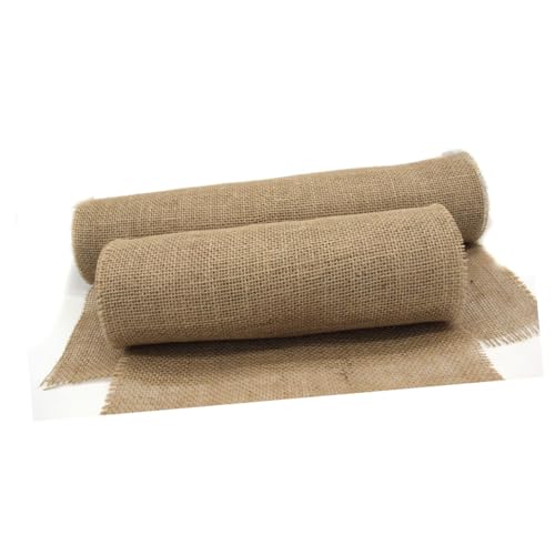 Tofficu 10M Jutegeflecht Sackleinenband für Rustikale Hochzeiten DIY Crafts Umweltfreundliche Verpackung Weicher Griff für Gartenbedarf und Tofficu 10M Jutegeflecht Sackleinenband für Rustikale Hochzeiten DIY Crafts Umweltfreundliche Verpackung Weicher Griff für Gartenbedarf und von Tofficu