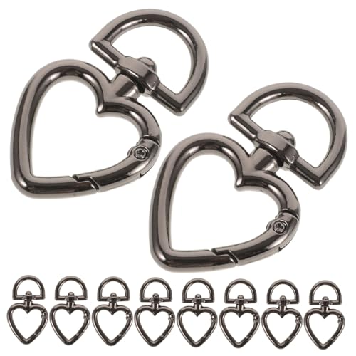 Tofficu 10Stücke D Förmige Feder Karabiner Schnappverschluss für DIY Schmuck Schlüsselanhänger Taschenzubehör Robust und Leicht für Alltag und Bastelarbeiten Tofficu 10Stücke D Förmige Feder Karabiner Schnappverschluss für DIY Schmuck Schlüsselanhänger Taschenzubehör Robust und Leicht für Alltag und Bastelarbeiten von Tofficu