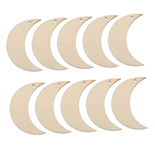 Tofficu 10Stücke DIY Handgefertigte Basswood Mondform Modellmaterialien für Sandtisch Landschaftsmodellierung für Diorama und Wargame Szenen von Tofficu