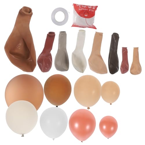 Tofficu 115 Stück Ballongirlanden-set Geburtstag Party Dekorationen Bausatz Ballongas Gastgeschenke Hochzeit Luftballons Hochzeitsgeschenk Hochzeitsdeko Ballonbogen-kit Emulsion von Tofficu