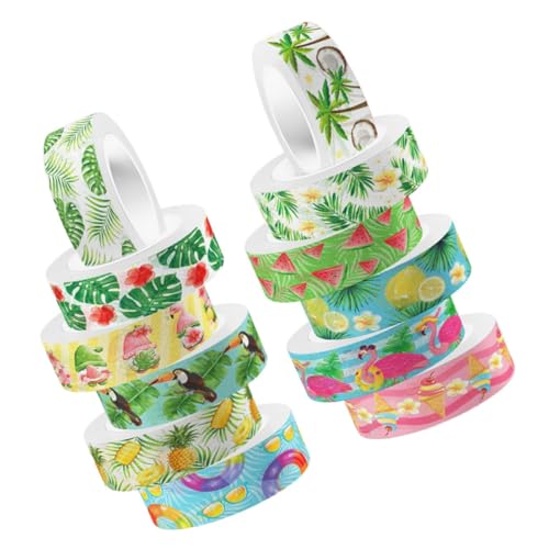 Tofficu 12 Rollen Flamingo Pocketbook Scrapbooking Washi Tape Briefpapier Klebeband Scrapbook Tape Japanisches Papier Klebeband Scrapbook Bastelband Journal Tape Mehrzweck Washi Tofficu 12 Rollen Flamingo Pocketbook Scrapbooking Washi Tape Briefpapier Klebeband Scrapbook Tape Japanisches Papier Klebeband Scrapbook Bastelband Journal Tape Mehrzweck Washi von Tofficu