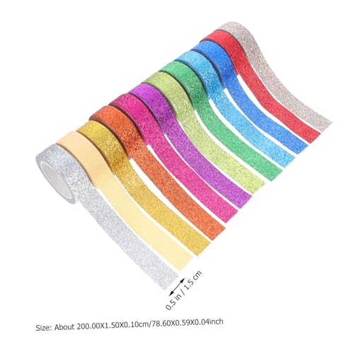 Tofficu 12 Rollen Regenbogenfarbene Washi Tapes Selbstklebendes Dekoratives Klebeband für DIY Handwerk Tagebücher Geschenkverpackungen Basteln mit Hochwertigem Papier Material Tofficu 12 Rollen Regenbogenfarbene Washi Tapes Selbstklebendes Dekoratives Klebeband für DIY Handwerk Tagebücher Geschenkverpackungen Basteln mit Hochwertigem Papier Material von Tofficu