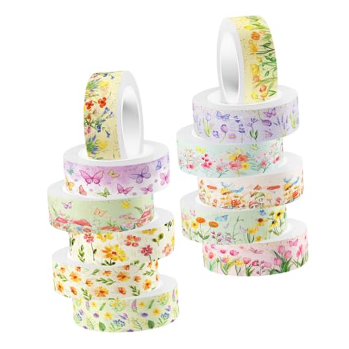 Tofficu 12 Rollen Transparentes Washi Tape Dekoration Scrapbook Retro Washi Tape Washi Tape Papierbasteln Washi Tape Einfarbig Dekoratives Washi Tape Breites Washi Tape Tofficu 12 Rollen Transparentes Washi Tape Dekoration Scrapbook Retro Washi Tape Washi Tape Papierbasteln Washi Tape Einfarbig Dekoratives Washi Tape Breites Washi Tape von Tofficu