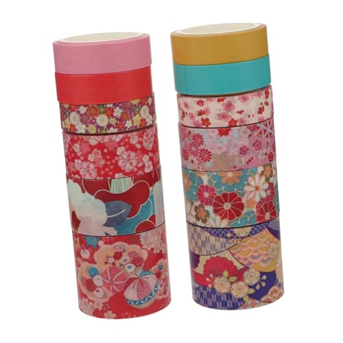 Tofficu 12 Rollen Washi Tape mit Blumenmuster Dekorative Aufkleber für Tagebuch DIY Scrapbooking Bastelpapier Farbenfrohes Zuschneidbares Klebeband für Notizbücher und Kreative Projekte Tofficu 12 Rollen Washi Tape mit Blumenmuster Dekorative Aufkleber für Tagebuch DIY Scrapbooking Bastelpapier Farbenfrohes Zuschneidbares Klebeband für Notizbücher und Kreative Projekte von Tofficu