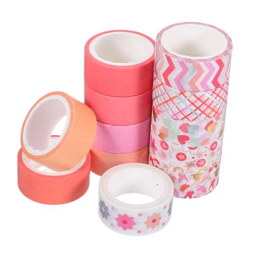 Tofficu 12 Rollen Washi-tape Blumenverpackungsbänder Washi Tape Zum Aufzeichnen Buntes Dekoband Klebeband Zum Einwickeln Wickelband Für Blumen Washi Tapes Buch Washi Tape Papier von Tofficu