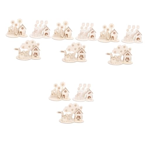 Tofficu 12 Sätze Osterhütte osterspielzeuge ostern easter decoration Holzhaus Dekoration pädagogisches Puzzlespielzeug Holzpuzzles für hölzernes DIY-Puzzle Tofficu 12 Sätze Osterhütte osterspielzeuge ostern easter decoration Holzhaus Dekoration pädagogisches Puzzlespielzeug Holzpuzzles für hölzernes DIY-Puzzle von Tofficu