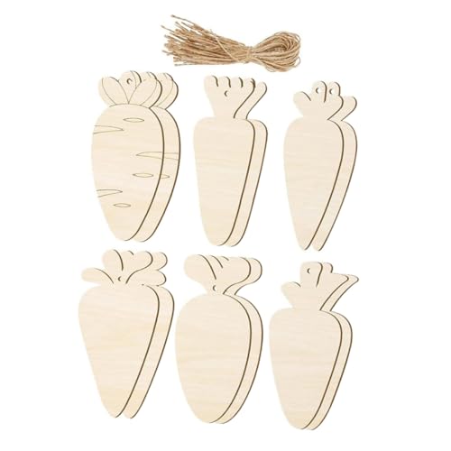 Tofficu 12 Sätze Teiliges Holzanhänger Karottenformen aus Naturbelassenem Holz DIY Bemalbare Holzscheiben zum Basteln Hängende Karotten Dekorationen für Frühling und Feiertage Tofficu 12 Sätze Teiliges Holzanhänger Karottenformen aus Naturbelassenem Holz DIY Bemalbare Holzscheiben zum Basteln Hängende Karotten Dekorationen für Frühling und Feiertage von Tofficu