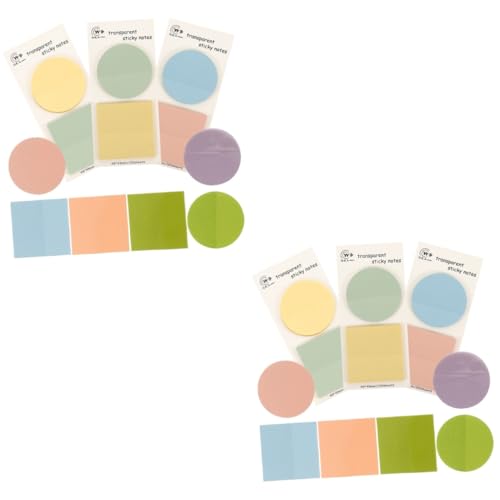 Tofficu 12 Sätze Transparente Haftnotiz Notizbilder Schule Klebstoff Klebestreifen Pads Ästhetisch Klebrig Bunt Tragbar Bequeme Klebelaschen Kompakte Buchregisterkarten Das Haustier Tofficu 12 Sätze Transparente Haftnotiz Notizbilder Schule Klebstoff Klebestreifen Pads Ästhetisch Klebrig Bunt Tragbar Bequeme Klebelaschen Kompakte Buchregisterkarten Das Haustier von Tofficu