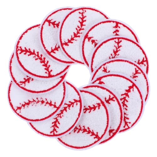 Tofficu 12 Stück Baseball -stoffetiketten Flicken Aufnähen Hutaufnäher Für Den Haushalt Kleiderflicken Zubehör Beschichten Austauschbare Hutaufnäher Zarte Hutflecken Handtuchstickerei von Tofficu