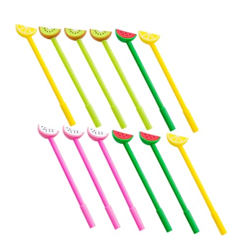 Tofficu 12 Stück Frucht Gel stift Schreibwaren buntstifte büromaterial notizblöcke gelstifte zubehör Schreibpapier Gelstift für Preisgeschenke Stifte für Notizen süßer Stift Plastik Tofficu 12 Stück Frucht Gel stift Schreibwaren buntstifte büromaterial notizblöcke gelstifte zubehör Schreibpapier Gelstift für Preisgeschenke Stifte für Notizen süßer Stift Plastik von Tofficu