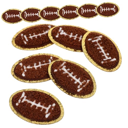 Tofficu 12 Stück Fußball-Patch Patch-Hüte Stoffaufkleber Kappen Baseball-Aufnäher Bausatz repair patch bastelzubehör bügelbilder aufbügel-flicken Hutflecken zarte Kleiderflicken Polyester von Tofficu