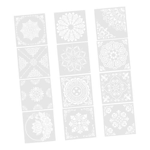 Tofficu 12 Stück Malvorlage wandverkleidung wand polsterung dekoäste wohn deko stifte mandala Mandala-Schablonen Malschablonen DIY-Wandmalerei-Schablonen Schablonen zum Malen das Haustier Tofficu 12 Stück Malvorlage wandverkleidung wand polsterung dekoäste wohn deko stifte mandala Mandala-Schablonen Malschablonen DIY-Wandmalerei-Schablonen Schablonen zum Malen das Haustier von Tofficu