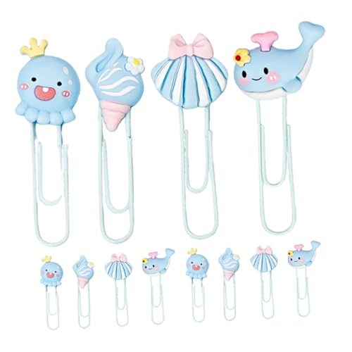 Tofficu 12 Stück Marine Animal Paper Clip Niedliche Tier-büroklammern Lustige Büroklammern Büro-lesezeichen-clips Büroklammern Für Zu Hause Cartoon-lesezeichen Süße Lesezeichen Metall Tofficu 12 Stück Marine Animal Paper Clip Niedliche Tier-büroklammern Lustige Büroklammern Büro-lesezeichen-clips Büroklammern Für Zu Hause Cartoon-lesezeichen Süße Lesezeichen Metall von Tofficu