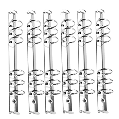 Tofficu 12 Stück Ordner Ordner Notizbuch Buchbinderringe A5-ringbuch Lose Blattringe Clips Aktenordner Bindemechanismus Fotoalbum Binder Loch Schild A5 Ordner Ringbuch Mit 6 Löchern Silver Tofficu 12 Stück Ordner Ordner Notizbuch Buchbinderringe A5-ringbuch Lose Blattringe Clips Aktenordner Bindemechanismus Fotoalbum Binder Loch Schild A5 Ordner Ringbuch Mit 6 Löchern Silver von Tofficu