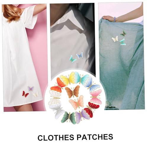 Tofficu 12 Stück Teiliges Bestickte Schmetterling Patches Farbenfrohe Applikationen zum Aufnähen und Verzieren von Kleidung Taschen und Jeans Langlebige Stoffaufnäher für Zufällige Farbe Tofficu 12 Stück Teiliges Bestickte Schmetterling Patches Farbenfrohe Applikationen zum Aufnähen und Verzieren von Kleidung Taschen und Jeans Langlebige Stoffaufnäher für Zufällige Farbe von Tofficu