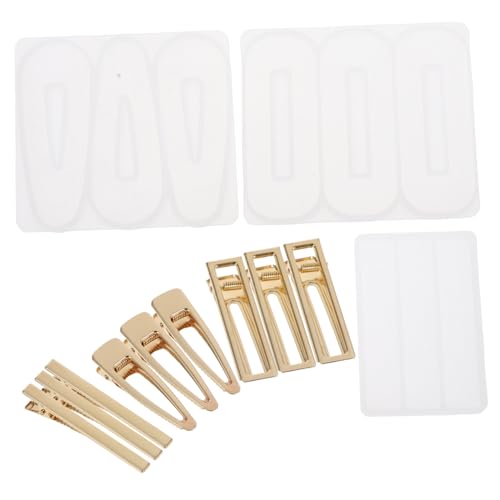 Tofficu 12 Stück Teiliges DIY Silikon Haarclip Gießform Set Flexibel Reißfest für Epoxidharz Schmuck Herstellung Haarspangen Zubehör für Handwerk Geschenk Tofficu 12 Stück Teiliges DIY Silikon Haarclip Gießform Set Flexibel Reißfest für Epoxidharz Schmuck Herstellung Haarspangen Zubehör für Handwerk Geschenk von Tofficu