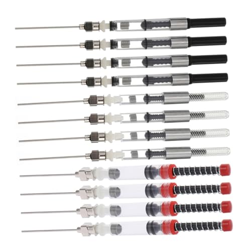 Tofficu 12 Stück Teiliges Füllfederhalter Tintenfüllset mit Federkonverter und Spritzenfüller Ergonomisch Leicht aus Kunststoff und Edelstahl Einfaches Nachfüllen für Anfänger und Profis Tofficu 12 Stück Teiliges Füllfederhalter Tintenfüllset mit Federkonverter und Spritzenfüller Ergonomisch Leicht aus Kunststoff und Edelstahl Einfaches Nachfüllen für Anfänger und Profis von Tofficu