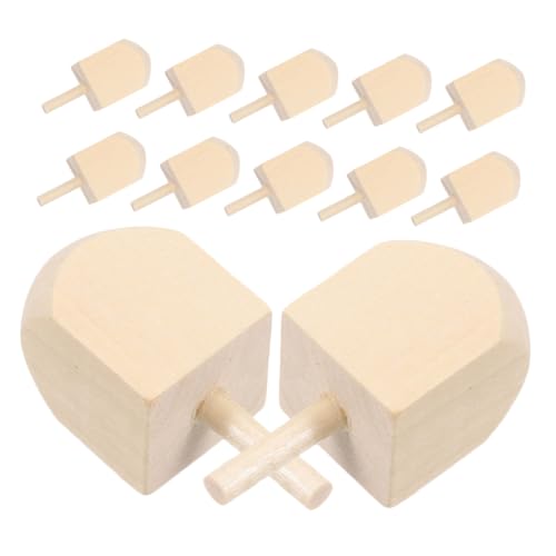 Tofficu 12 Stück Teiliges Hanukkah Holz Dreidel zum Bemalen Traditionelle Unbemalte für DIY Handwerksprojekt Hoher Holzspinnkreisel für Familienfeiern und Festtagsdekoration Tofficu 12 Stück Teiliges Hanukkah Holz Dreidel zum Bemalen Traditionelle Unbemalte für DIY Handwerksprojekt Hoher Holzspinnkreisel für Familienfeiern und Festtagsdekoration von Tofficu