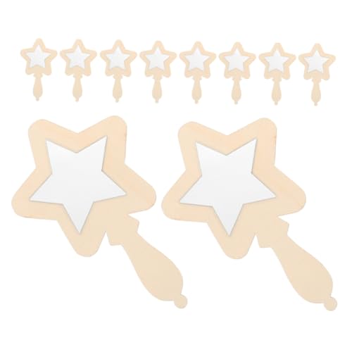 Tofficu 12 Stück Teiliges Holzspiegel für Handspiegel zum Basteln Unfertige Spiegel zum Malen für Kreative DIY Projekte Sicherer und Ansprechender Spiegel für Junge Mädchen und Kleinkinder Tofficu 12 Stück Teiliges Holzspiegel für Handspiegel zum Basteln Unfertige Spiegel zum Malen für Kreative DIY Projekte Sicherer und Ansprechender Spiegel für Junge Mädchen und Kleinkinder von Tofficu