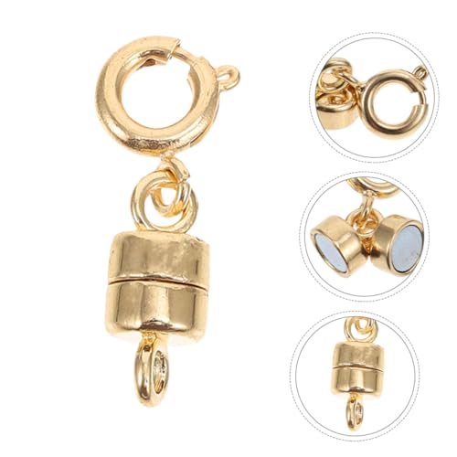 Tofficu 12 Stück Teiliges Magnetischer Schmuckverschluss mit Karabinerverschluss Vielseitige Kettenverlängerung und für Halsketten Armbänder Fußkettchen Elegantes Design für DIY Schmuck Tofficu 12 Stück Teiliges Magnetischer Schmuckverschluss mit Karabinerverschluss Vielseitige Kettenverlängerung und für Halsketten Armbänder Fußkettchen Elegantes Design für DIY Schmuck von Tofficu