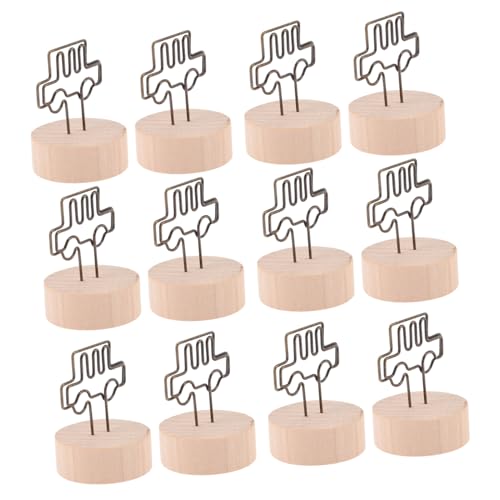 Tofficu 12 Stück Teiliges Memo Clip Stabile Holz und Eisenbasis Vielseitiger Fotohalter und Platzkartenhalter für Hochzeit Geburtstag Büro Party und Wohnkultur Tofficu 12 Stück Teiliges Memo Clip Stabile Holz und Eisenbasis Vielseitiger Fotohalter und Platzkartenhalter für Hochzeit Geburtstag Büro Party und Wohnkultur von Tofficu